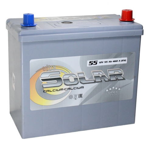 Ultra Solar B24L Аккумулятор, Обратная полярность, 12V 55Ah?238*129*224, 450EN
